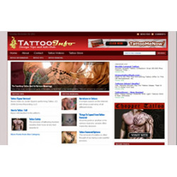 Tattoo Niche WP Theme – Free PLR Website