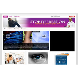 Stop Depression Niche WP Theme – Free PLR Website