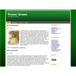 Power Green WP Theme Edition 2 – Free MRR Website