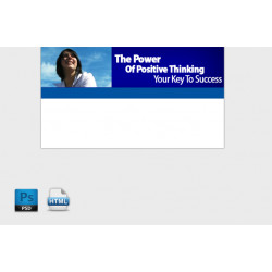 Positive Thinking HTML PSD Template – Free PLR Website