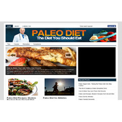 Paleo Diet Niche WP Theme – Free PLR Website