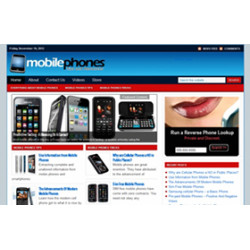 Mobile Phones WP Niche Theme – Free PLR Website