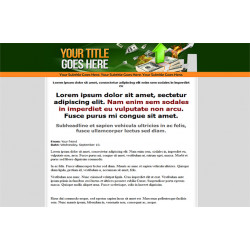 Minisite HTML PSD Template V2 – Free PLR Website
