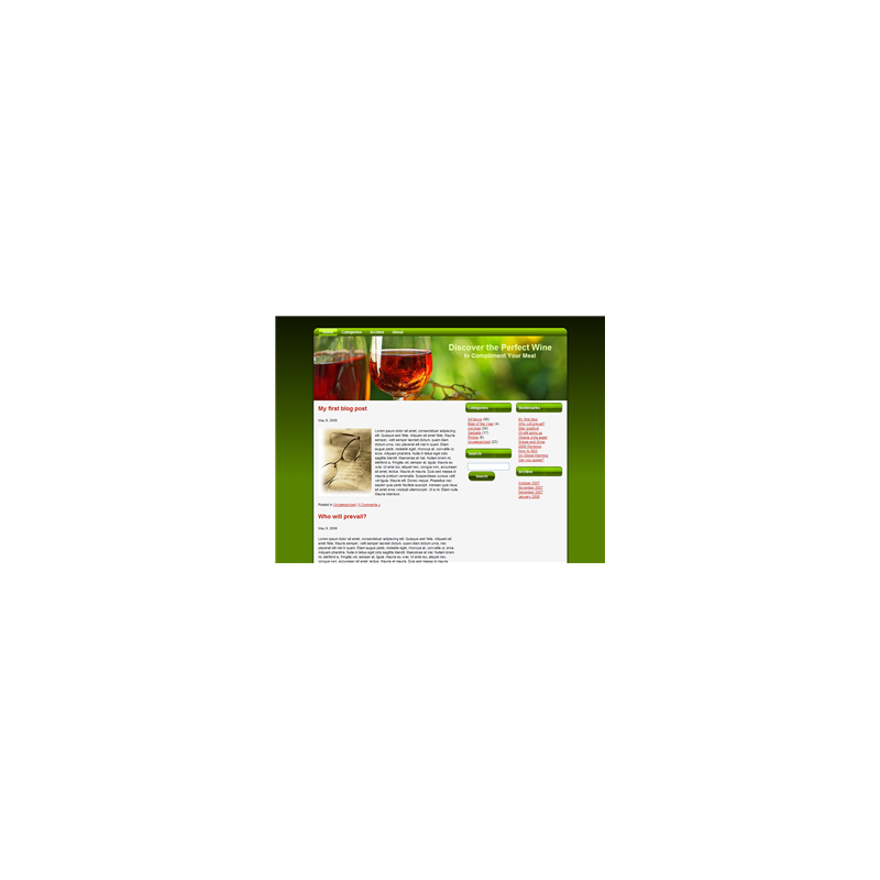 Discover The Perfect Wine WP Theme – Free MRR Website
