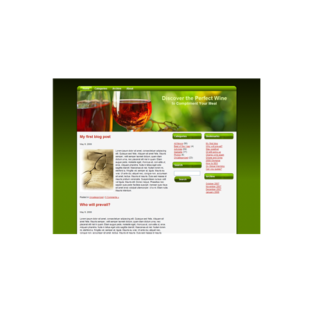 Discover The Perfect Wine WP Theme – Free MRR Website