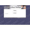 Weddings HTML Website Template Edition 2 – Free PLR Website
