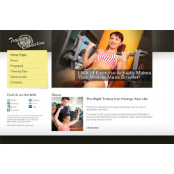 Training Connections HTML and PSD Template – Free PLR Website