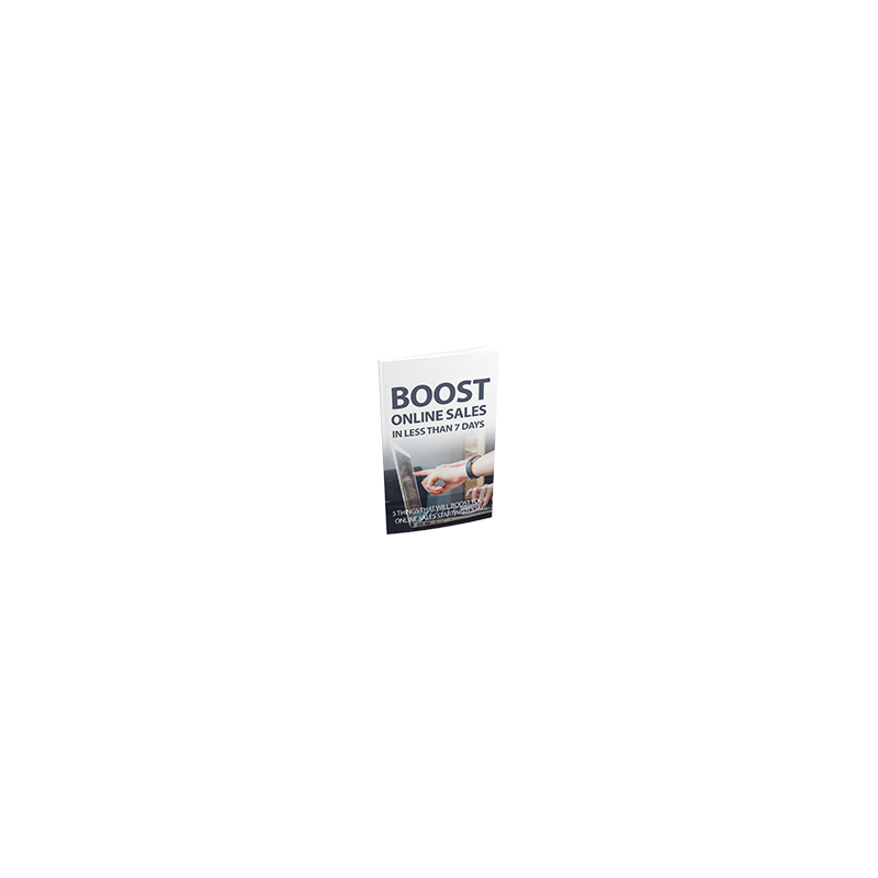 Boost Online Sales in Less Than 7 Days – Free MRR eBook