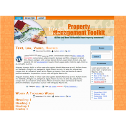 Property Mangement Toolkit WP Theme – Free PLR Website