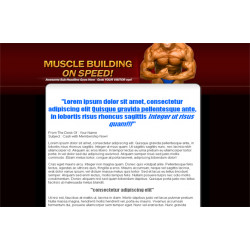 Muscle Building WordPress and PSD Theme – Free MRR Website