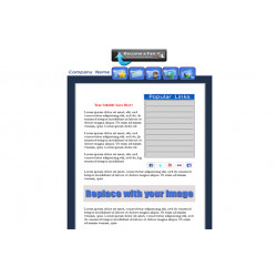 Facebook Page HTML Template Edition 7 – Free PLR Website