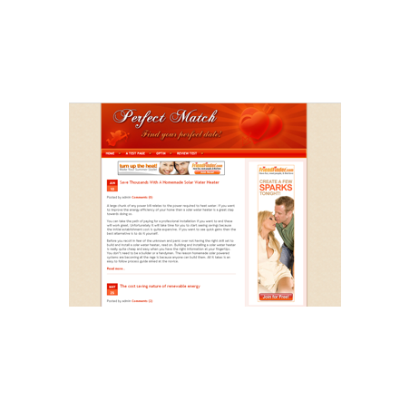 Dating Standard WP Theme – Free PLR Website