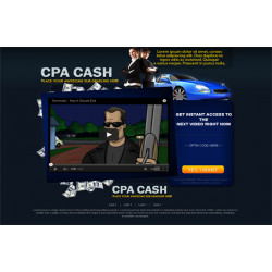 CPA Money WordPress Video Squeeze Page – Free MRR Website