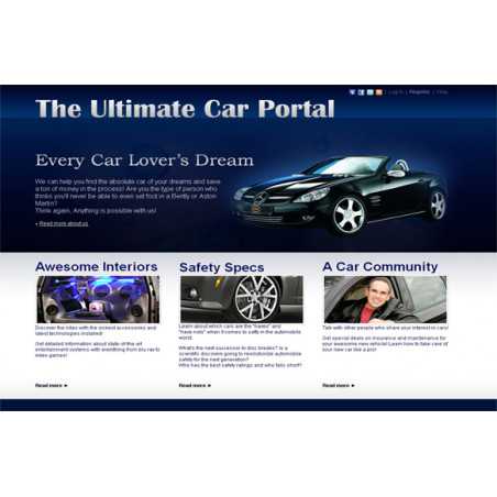 Car Portal HTML and PSD Template – Free PLR Website