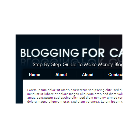 Blogging WordPress Default Theme – Free MRR Website