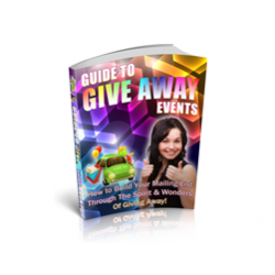 Guide to Give Away Events – Free PLR eBook