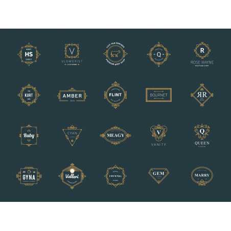 20 Luxury Logos Fully Customizable