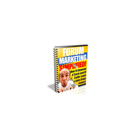 Forum Marketing Simplified – Free PLR eBook