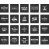 20 Vintage Badges Fully Customizable